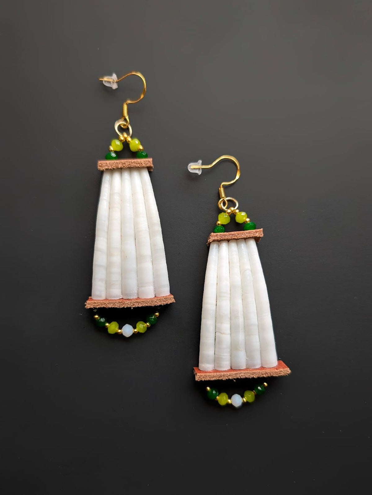 2.5" Dentalium Earrings