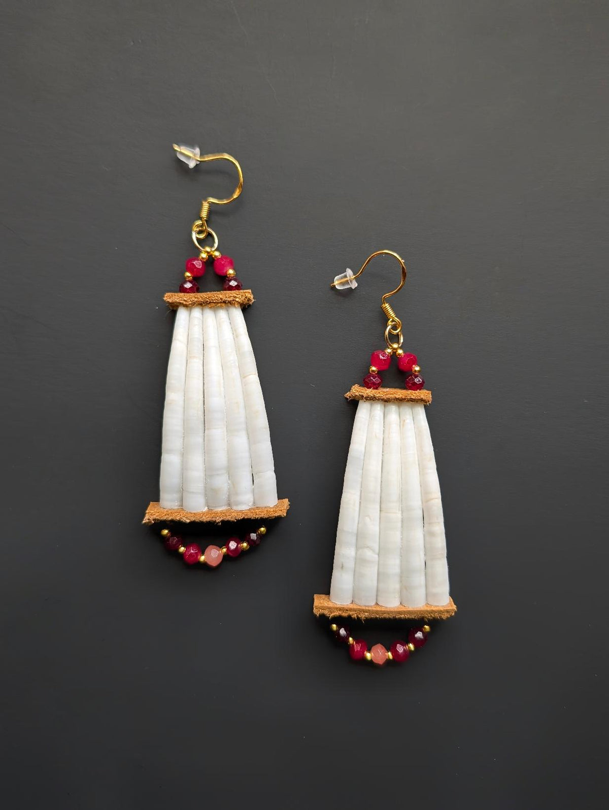 2.75" Dentalium Earrings